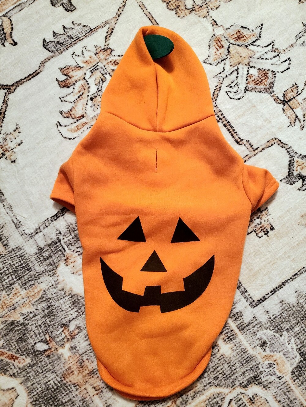 Jack-o'-Lantern Halloween Pet Hoodie